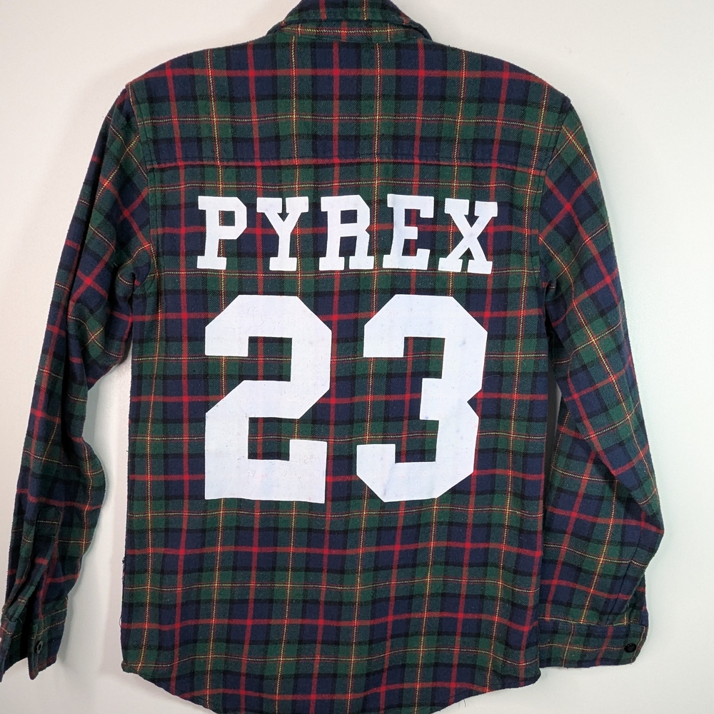 Rugby Ralph Lauren Green Red Flannel Men S Pyrex Vision Virgil Abloh 2004 Unisex
